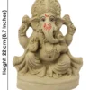 8.5 Inch Shree Rudra Eco Friendly Ganesha Idol - Ganpati Murti - Image 2