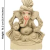 6.5 Inch Pagdi Eco-Friendly Ganesha Idol in Mooshika Vahana Pose of Ganpati - Image 3
