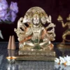 Alluring Panchmukhi Hanuman Dhyan Mudra Idol (Brass) - Image 2