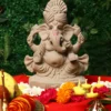 11 Inch Siddhidhata Eco-Friendly Ganesha idol in Mooshika Vahana Pose of Ganpati - Image 2