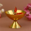 Small Brass Payali Diya - Image 3