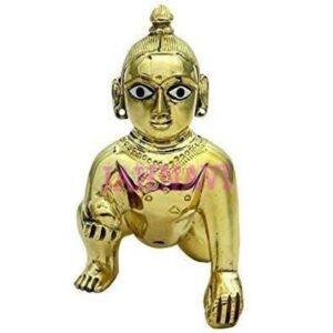 Laddu Gopal Brass Idol Size (0 to 4)