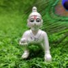 Laddu Gopal Silver Lite Metal Idol