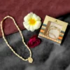 Tulsi Round Beads Mala with Radha Pendent - Image 3