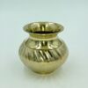 Traditional pure brass Kalash Lota for Puja - Image 2