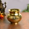 Traditional pure brass Kalash Lota for Puja