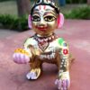 Makhanchor Brass Colourful Laddu Gopal - Image 4