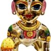 Makhanchor Brass Colourful Laddu Gopal - Image 3